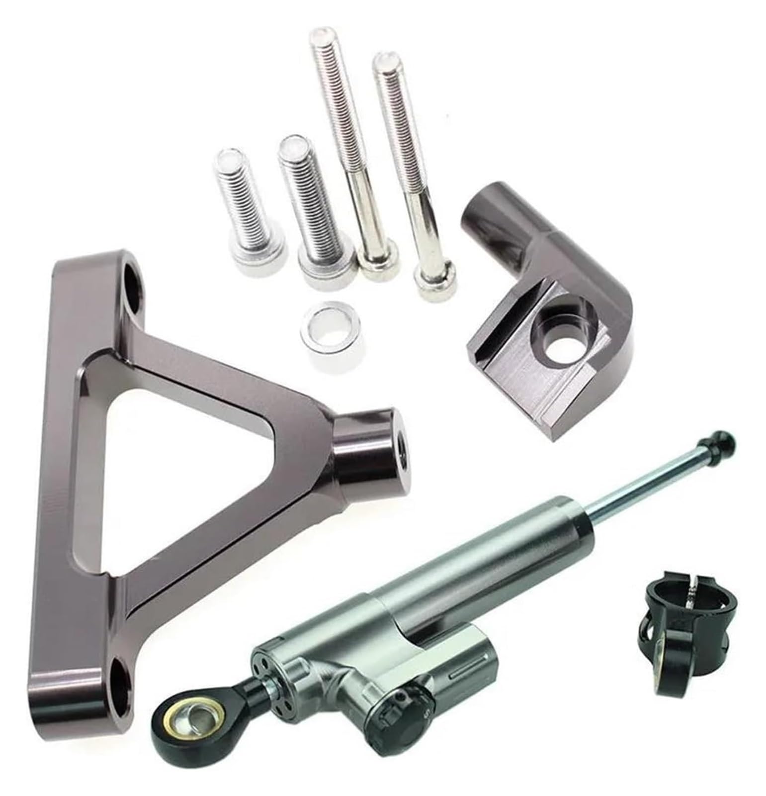 Für Kawa&saki ZX10R ZX-10R ZX 10R 2004 2005 Motorrad Aluminium Lenkung Dämpfer Stabilisator Montage Halterung Set Motorrad Lenkungsdämpfer Stabilisator von HAHFXEXKRG