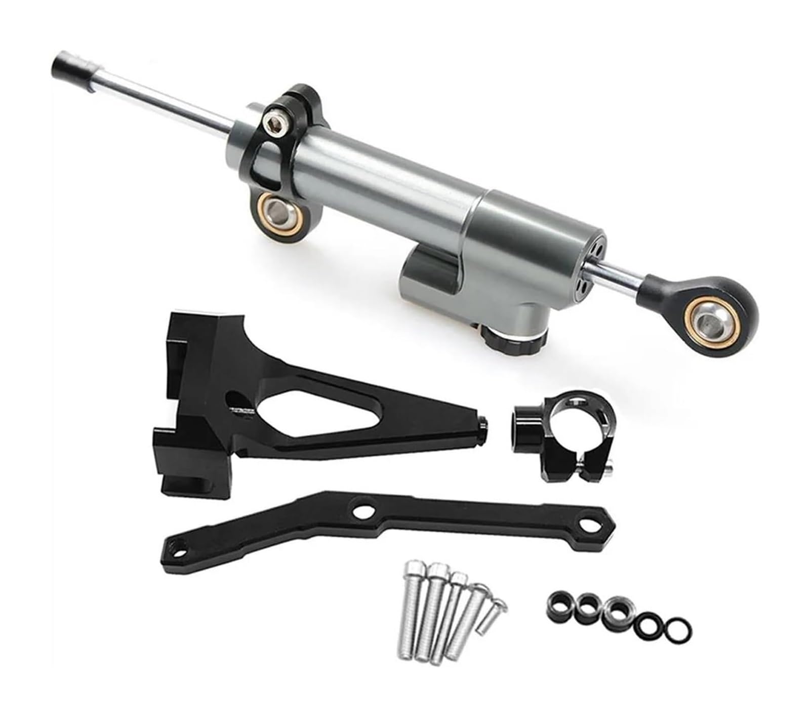 Für MT09 MT FZ 09 FZ09 FZ-09 2013-2020 Lenkung Stabilisieren Montage Halterung Kit Halterung Unterstützung Dämpfer Stabilisator Motorrad Lenkungsdämpfer Stabilisator(Set10) von HAHFXEXKRG