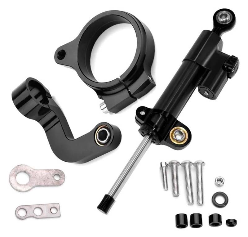 Für R1200GS LC R 1200GS R 1200 GS LC 2013-2017 Motorräder Einstellbare Lenkung Stabilisieren Dämpfer Halterung Mount Kit Motorrad Lenkungsdämpfer Stabilisator(Set 1) von HAHFXEXKRG