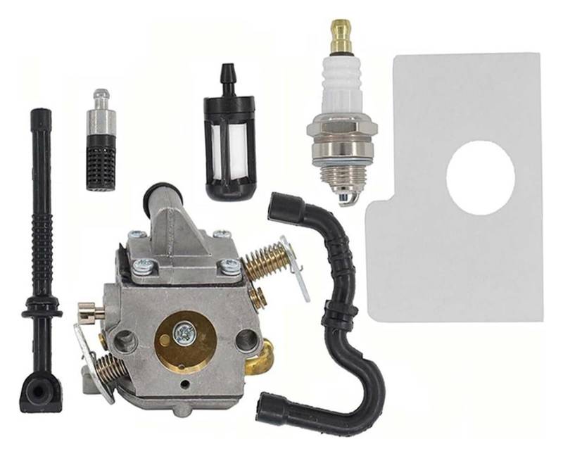 Für S&TIHL 017 018 MS170 MS180 Vergaser Kraftstoffschlauch Filter Kettensäge Carb Vergaser Luftfilter Zündkerze Vergaser Vergaser Kit von HAHFXEXKRG