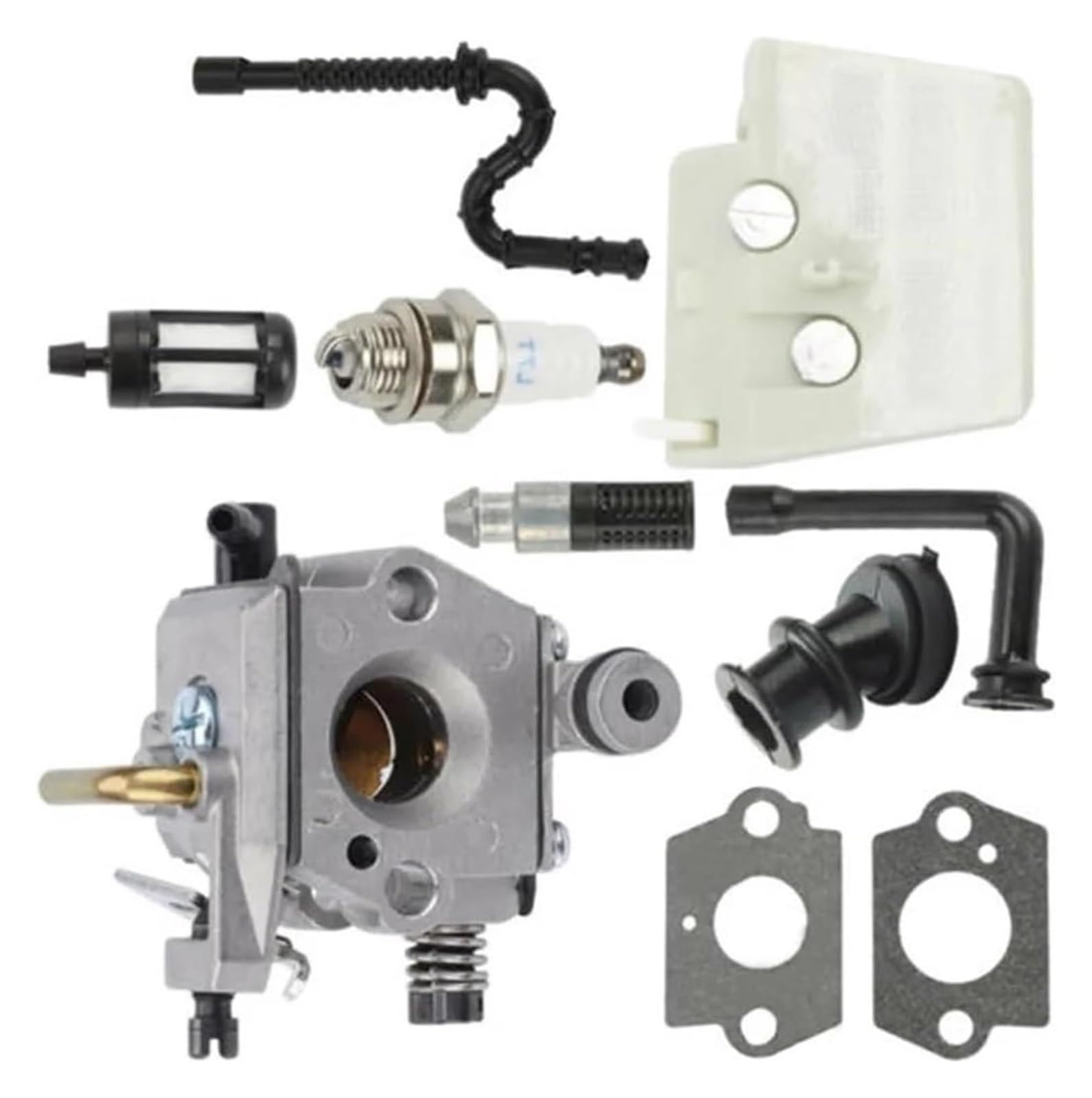 Für S&tihl 024 026 MS240 MS260 Kettensäge Vergaser Luftfilter Carb Kraftstoffleitung Vergaser Ersatzsatz Vergaser Carb Vergaser Kit von HAHFXEXKRG