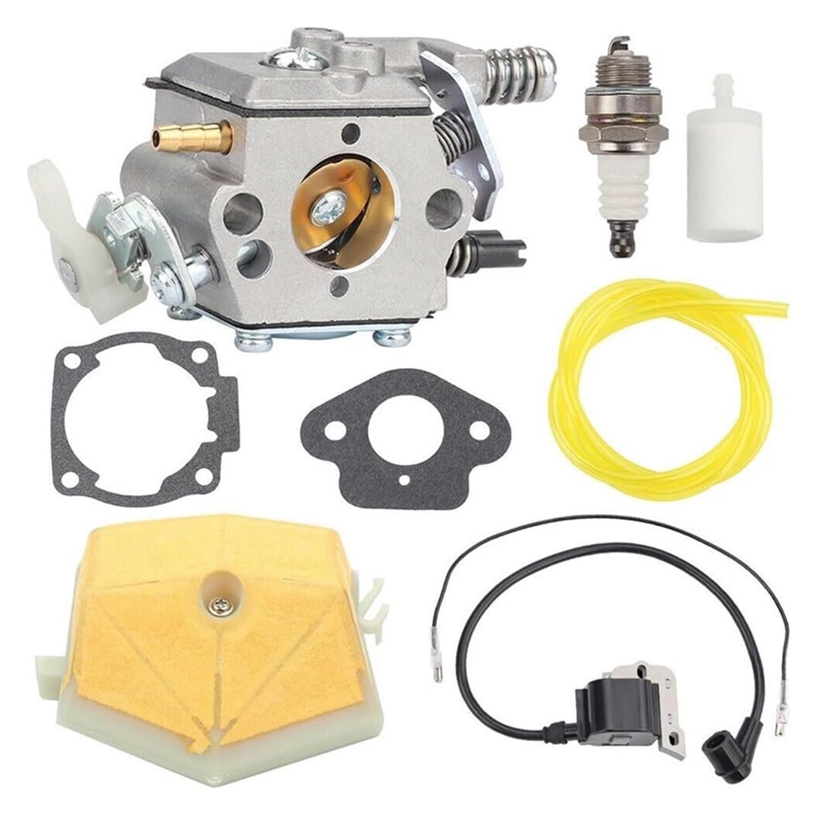 Für W&albro WT-170 Für H&USQVARNA 50 51 55 61 257 261 262 Vergasersatz Kettensägenvergaser Zündkerze Kraftstofffilter Vergaser Vergaser Kit von HAHFXEXKRG