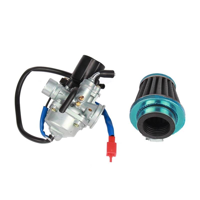 Für Y&AMAHA Für 2 Takt Für 50cc Für 90cc Für Jog Für JOG50 Für JOG90 1E40QMB 1PE40QMB 1E50QMG E-TON 19mm Moped Vergaser Mit Luftfilter Vergaser Kit(Jog with air Filter) von HAHFXEXKRG