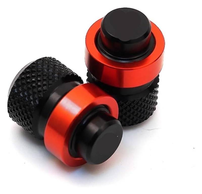 Für Y&AMAHA Mt 09 MT-09 MT09 SP 2021 2022 2023 Zubehör Motorrad Seitenständerverlängerung Kickstandplatte Reifenventilkappen Verlängerungspolster Stützplatte(Valve Caps Red) von HAHFXEXKRG