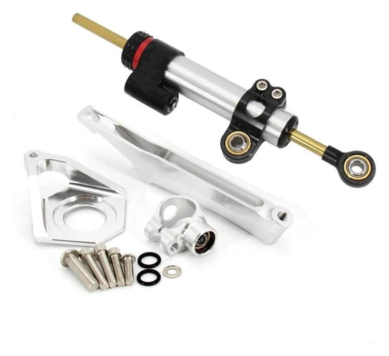 Für Y&amaha YZF600 YZF R6 2003-2005 Motorräder Lenkung Stabilisieren Dämpfer Halterung Mount Kit Lenkungsdämpfer Motorrad Lenkungsdämpfer Stabilisator(Set 7) von HAHFXEXKRG