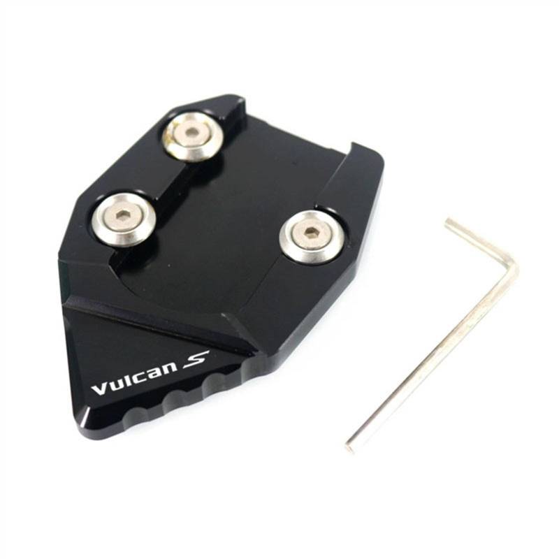 Motorrad Kickstand Fuß Seitenständer Verlängerung Pad Stützplatte Für K&AWASAKI Für Vulcan S 650 Für VN650 2015 2016 2017 2018 Verlängerungspolster Stützplatte(A) von HAHFXEXKRG