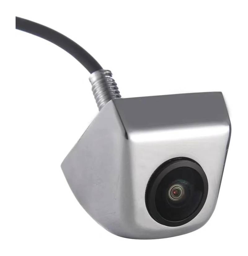 Rückansicht Kamera Auto Rückansicht Kamera HD CCD Fisheye Objektiv Auf Den Kopf Installieren Auto Backup Vorderseite Für Fahrzeug Stereo Parkplatz Monitor(Silber) von HAHFXEXKRG