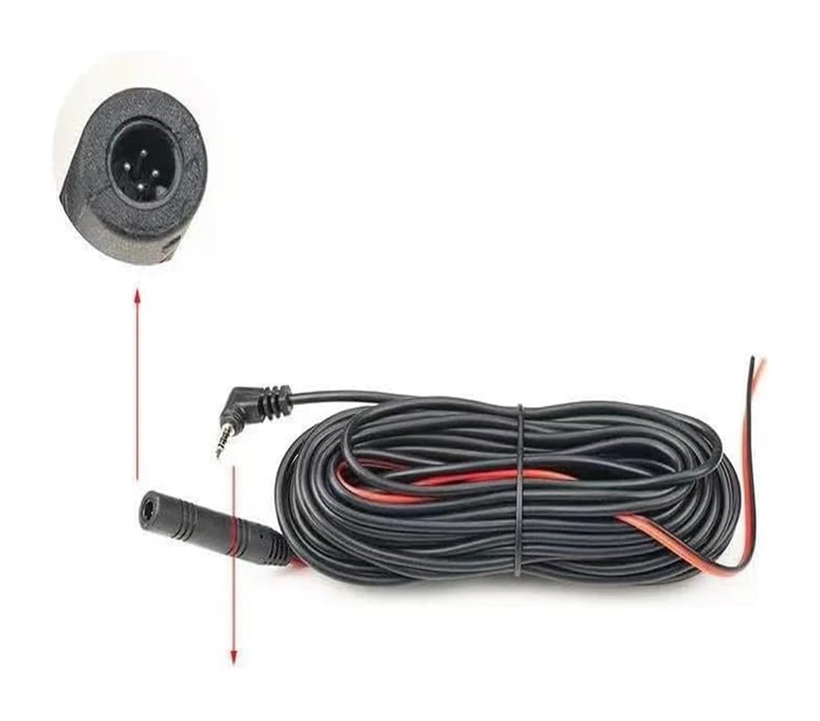 Rückansicht Kamera Auto-Rückfahrkamera HD-Nachtsicht 170 ° Weitwinkel-Rückfahrkamera Wasserdichte CCD-LED Eine Rückfahrkamera(Only 6m cable) von HAHFXEXKRG