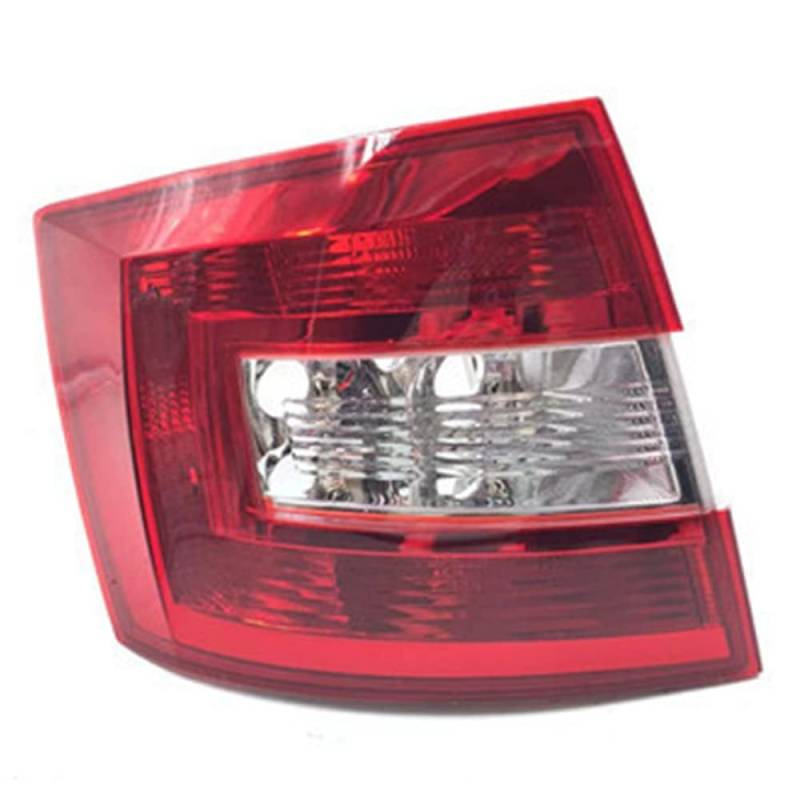 HAHUJZXK Auto Rücklicht Abdeckung Schwanz Fahren Bremse Rücklicht Warnsignal Stop Lampe Keine Glühbirne Für Skoda Spaceback 2014-2019,Rot,Red Rot-Left von HAHUJZXK