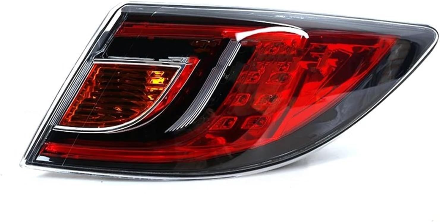 HAHUJZXK Auto Rücklicht Komplettsets für Mazda 6 GH 2009-2012, Rücklicht Montage Bremslicht Links Rechts Ersatzteile wasserdichte Zubehör,A/Red-A/OutsideRight von HAHUJZXK