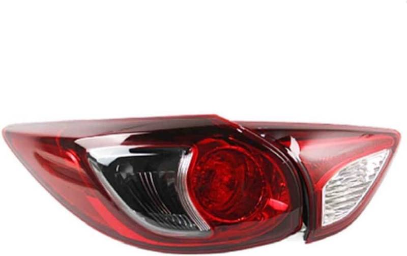 HAHUJZXK Auto Rücklicht Satz, für Mazda CX5 CX-5 2013-2015, Auto Rückleuchten Heckleuchte Baugruppe Linke Rechte Rücklichter Bremslicht hinten,C-outer Left-normal von HAHUJZXK