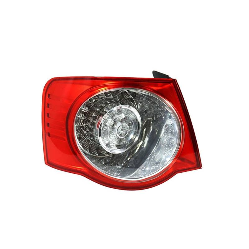 HAHUJZXK Auto Rücklicht für VW Jetta Sagitar MK5 2005 2006 2007 2008 2009 2010,Auto-Heckstoßstangenbremslicht Heckblinkerreflektorlampe Ersatz Zubehör,C-left-normal von HAHUJZXK