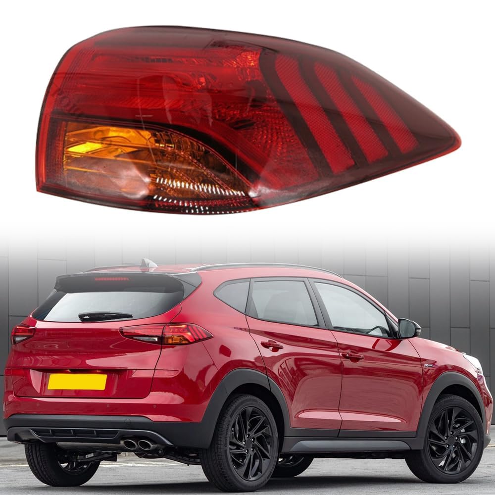 HAHUJZXK Rücklicht Rückleuchte für Hyundai Tucson 2019 2000 2021, Auto Rücklicht Montage Bremslicht Blinker Links Rechts Ersatzteile,Left-Inside,Right-Outside1PCS von HAHUJZXK