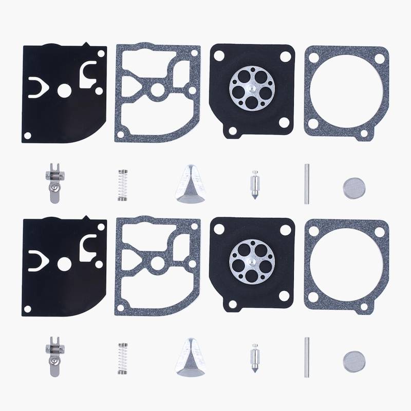 Haishine 2 x Vergasermembran Reparatur Nachrüstsatz Passend für Husqvarna 45 40 49 55 51 Säge H55 H51 240R 245R Trimmer für Zama RB-45 von HAISHINE