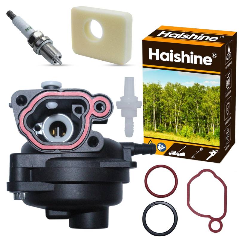 Haishine Vergaser Kit für 300E 450E 500E 550EX 500 125cc 140cc 799583 595656 591979 mit Luftfilter/Zündkerze Rasenmäher Motor von HAISHINE