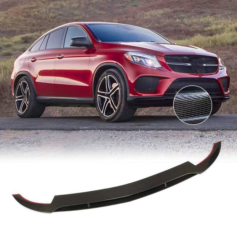 Auto Frontspoiler, für Mercedes Benz C292 GLE300 GLE350 GLE400 GLE550 GLE43 AMG Sport Utility 4Door 2015-2019, Kohlefaser Frontstoßstange Splitter Lip Body Kit Splitter Antikollision Auto Zubehör von HAIYUN