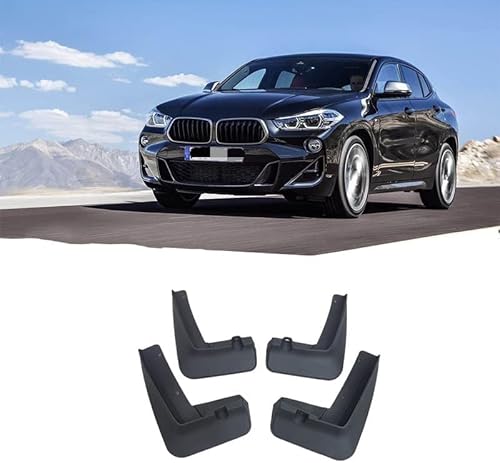 4 Pcs Auto Schmutzfänger für BMW X2 F39 2018-2022, Spritzschutz Kotflügel vorne und hinten Schmutzlappen Zubehör Spritzschutz. von HALEUP