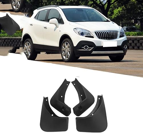 Auto Schmutzfänger Spritzschutz Kit für Opel Mokka X Vauxhall Encore 2013-2019, ABS Kotflügel Vorne Hinten Schlamm Klappen Spritzschutz Mudguard 4 Stücke von HALEUP