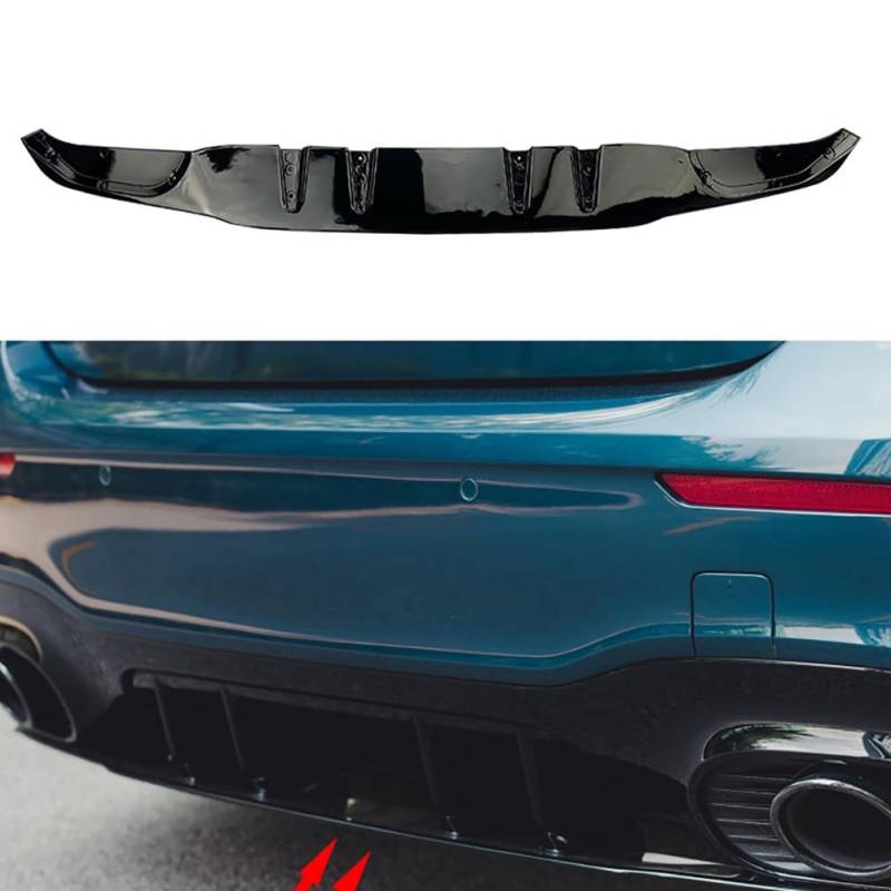 für Benz A-Class W177 A35 A45 AMG Auto Heckdiffusor ABS-Material Heckstoßstange Diffusor Untere Stoßstange Lip Spoiler Heckschürzen Heckspoiler von HALEUP