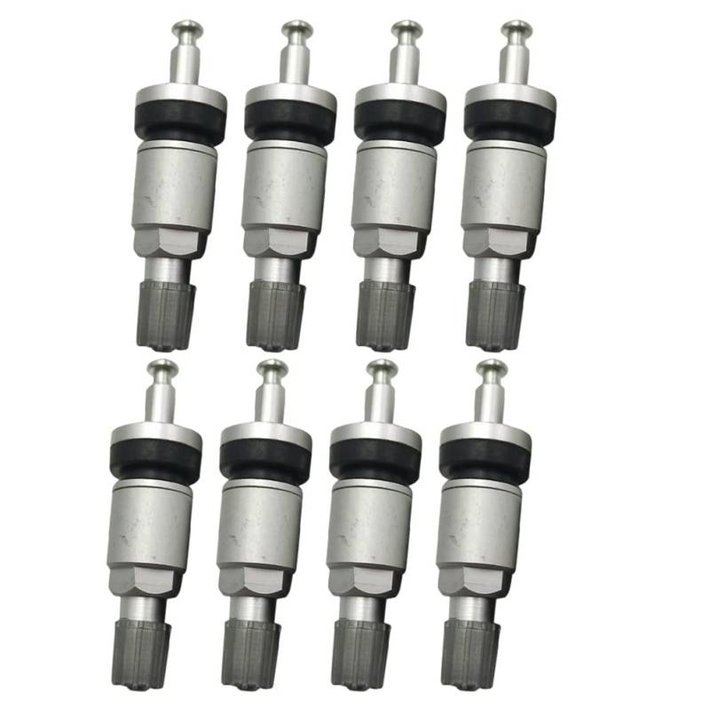 HALIYY 8-teiliges Reifenventil TPMS für Tubeless Legierung Ventil für Reifendrucküberwachungssystem, Sensor, Ventilschaft, Reparatur-Set von HALIYY