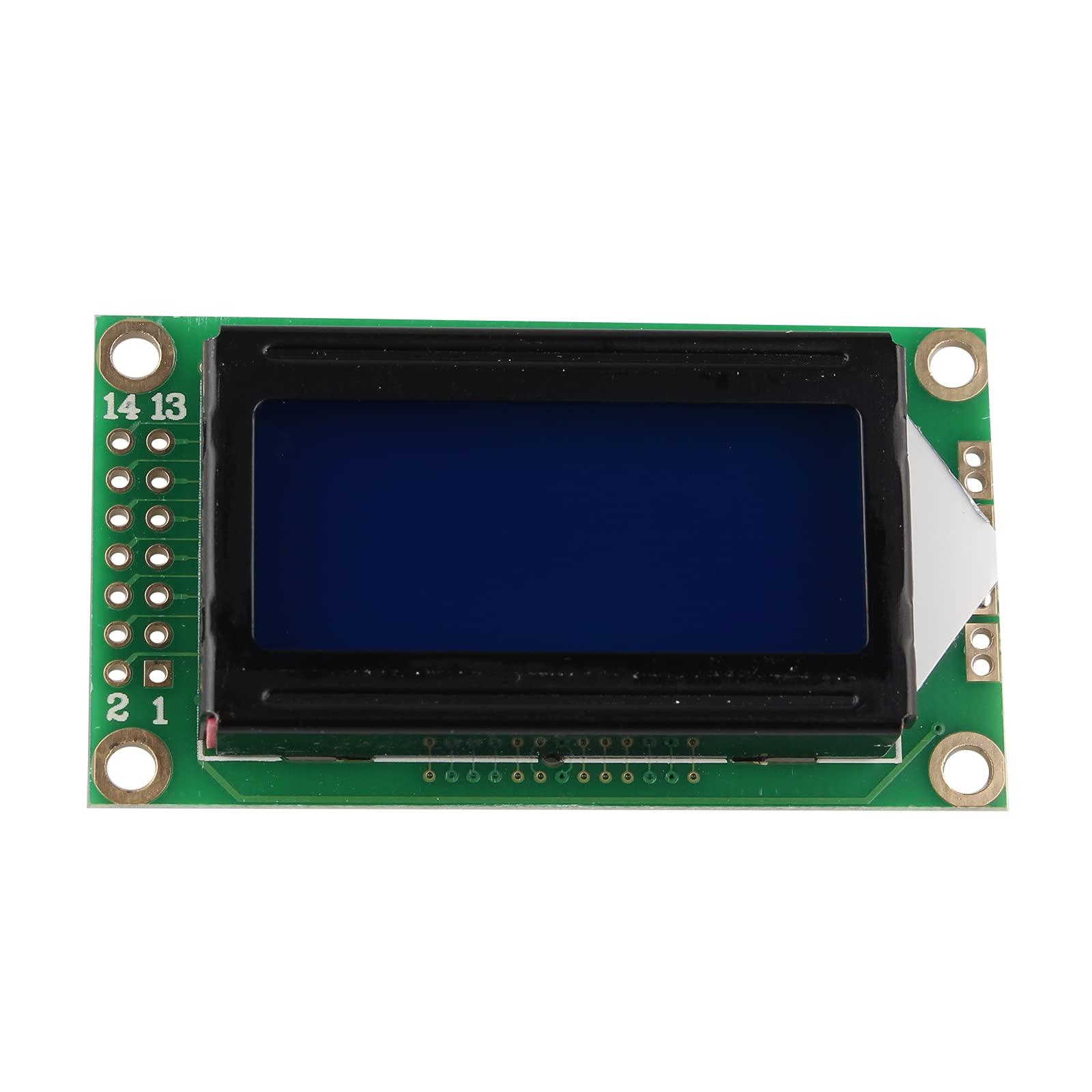 HALJIA 0802 8x2 LCD Weiß Zeichen Blaues Anzeige Modul Blaue Anzeigetafel LCD 0802 Anzeige Modulplatte DC 5V Kompatibel mit Arduino Raspberry Pi von HALJIA