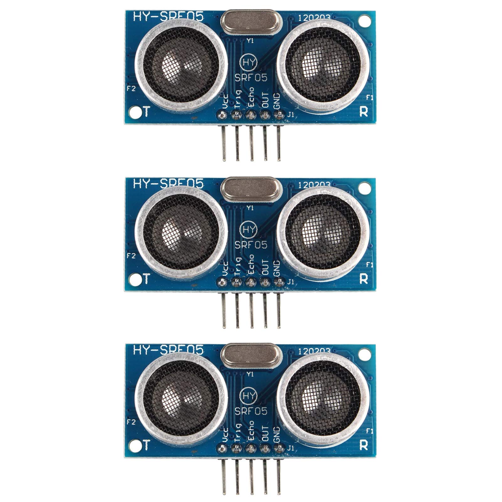 HALJIA HY-SRF05 Ultraschall-Entfernungssensor-Modul, kompatibel mit Arduino, 3 Stück von HALJIA