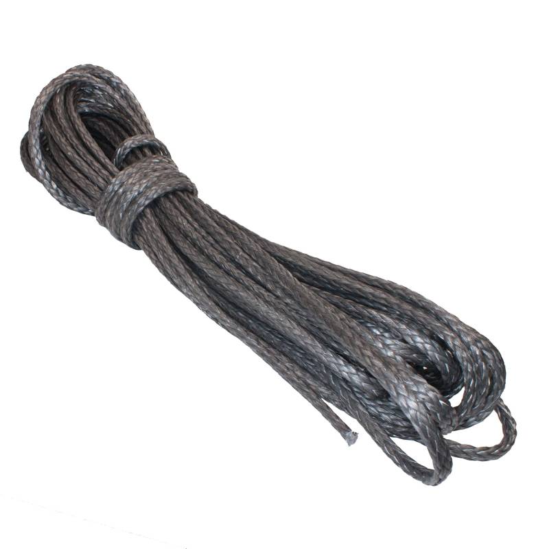 HTF - Dyneema Pro Tauwerk Seil 4mm - 10m, geflochten, Carbon grau von HAMBURGER TAUWERK-FABRIK EST. 1901