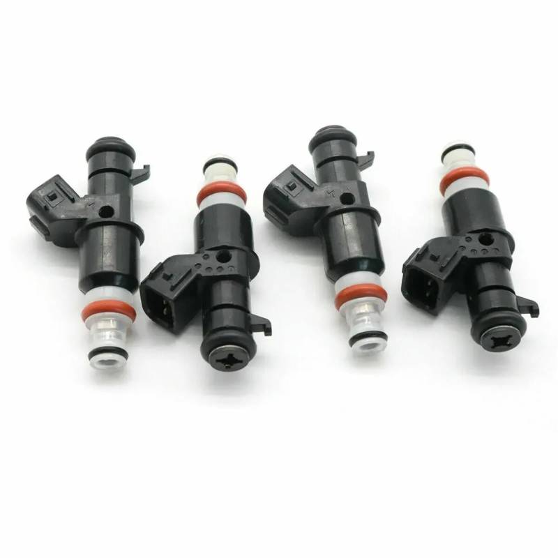 Einspritzdüsen 16450-RAA-A01 Auto-Kraftstoffeinspritzdüsen Für Für RSX 2.0L Für Accord Für CR-V Für Element 2.4L I4 2003-2011 16450-RAD-L61 Kraftstoffeinspritzdüse(4PCS) von HAMFISTB