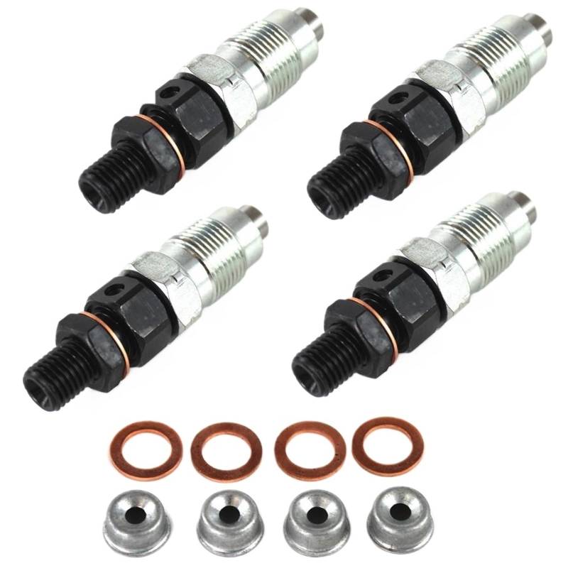 Einspritzdüsen 4X Kraftstoff Injektoren 16454-53900 16454-53905 Für Kubota V2203 V2003 V1903 D1703 Für Motor 6454-53000 16454-53903 Kraftstoffeinspritzdüse von HAMFISTB