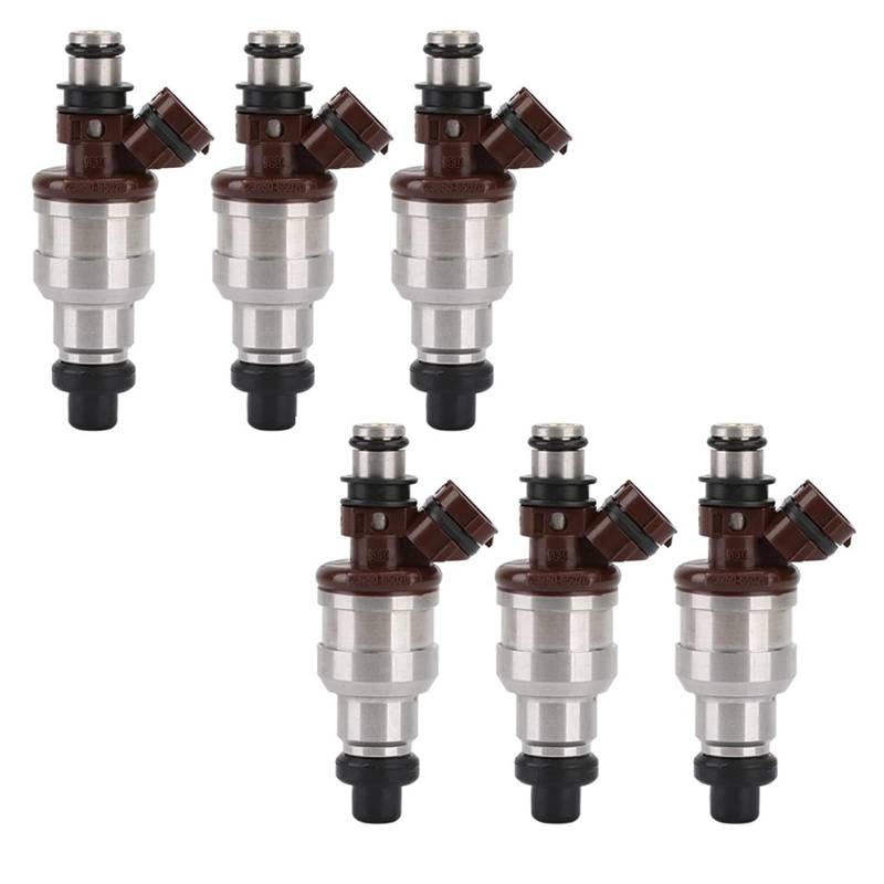 Einspritzdüsen 6Pcs Kraftstoff Injektoren 23209-65020 23250-65020 195500-5400 22842-12130 23250-35040 Für Toyota Für 4Runner Für Pickup 3VZE 3,0 L V6 Kraftstoffeinspritzdüse von HAMFISTB