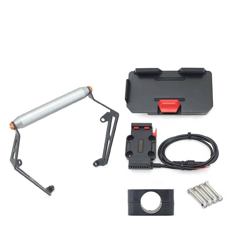 FÜR Benelli FÜR TRK702 FÜR TRK 702 X FÜR TRK702X 2022-Motorrad USB & Wireless Ladegerät Navigation Halterung GPS Telefon Halter GPS Navigationshalterung Motorrad Navigationshalte(22mm - 1 Set) von HAMFISTB