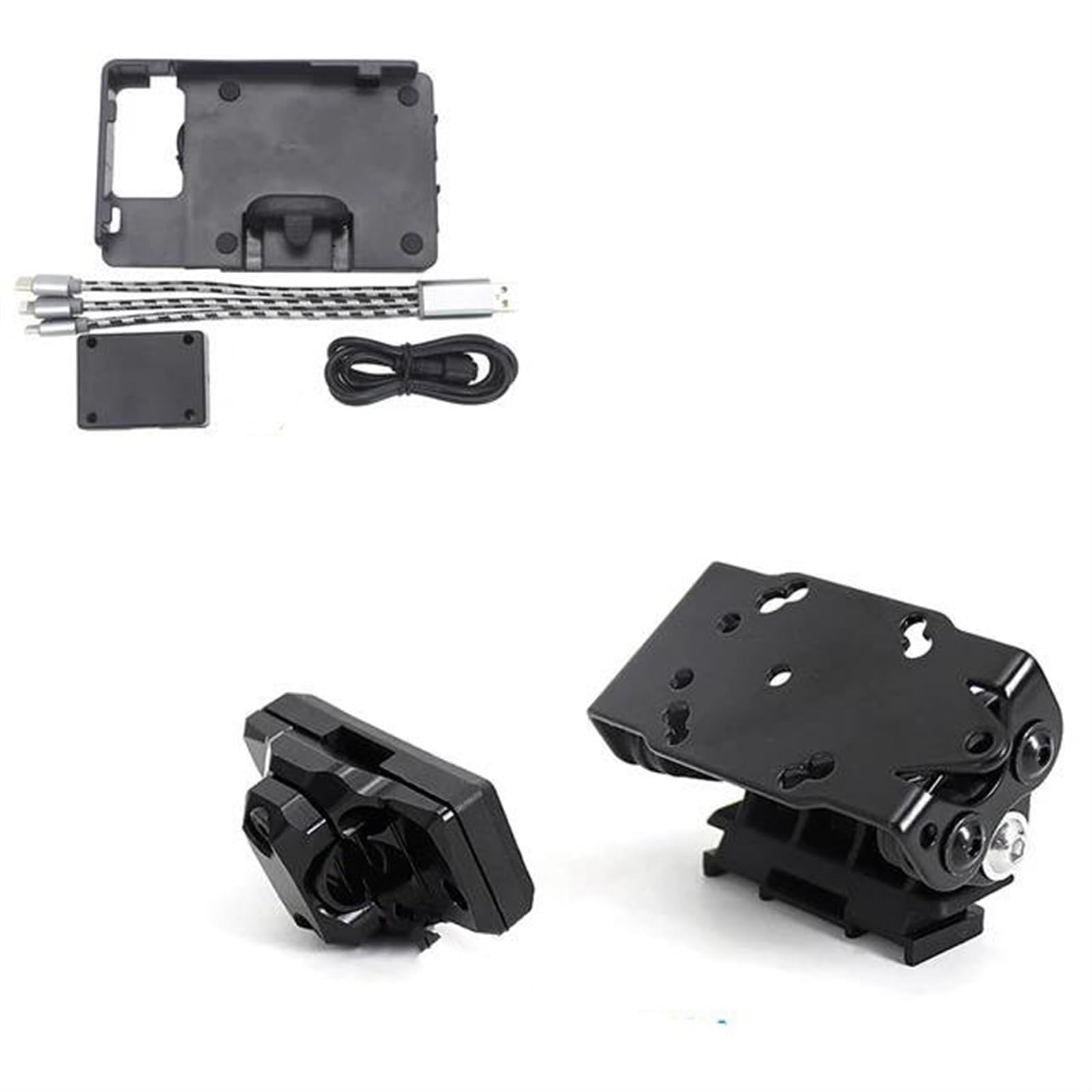 Für NX400 Für NX 400 Für NX500 Für Nx 500 2024 Motorrad Halterung GPS Navigation Telefon Stehen GPS Navigationshalterung Motorrad Navigationshalte(Set) von HAMFISTB