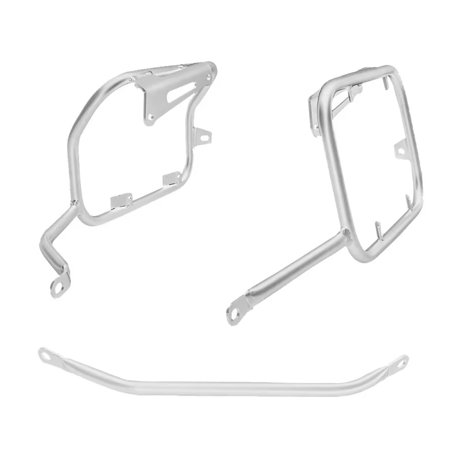 Gepäckauflage Für Benelli Für TRK 702 X Für TRK702X Motorrad Schwanz Trunk Edelstahl Halterung Gepäck Rack Gepäckregal(Silver Pannier Rack) von HAMFISTB