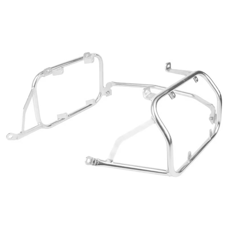 Gepäckauflage Für CFMOTO Für MT450 Für 450MT Für 450 MT 2024 2025 Motorrad Edelstahl Halterung Fall Gepäck Rack Gepäckregal(Silver Pannier Rack) von HAMFISTB