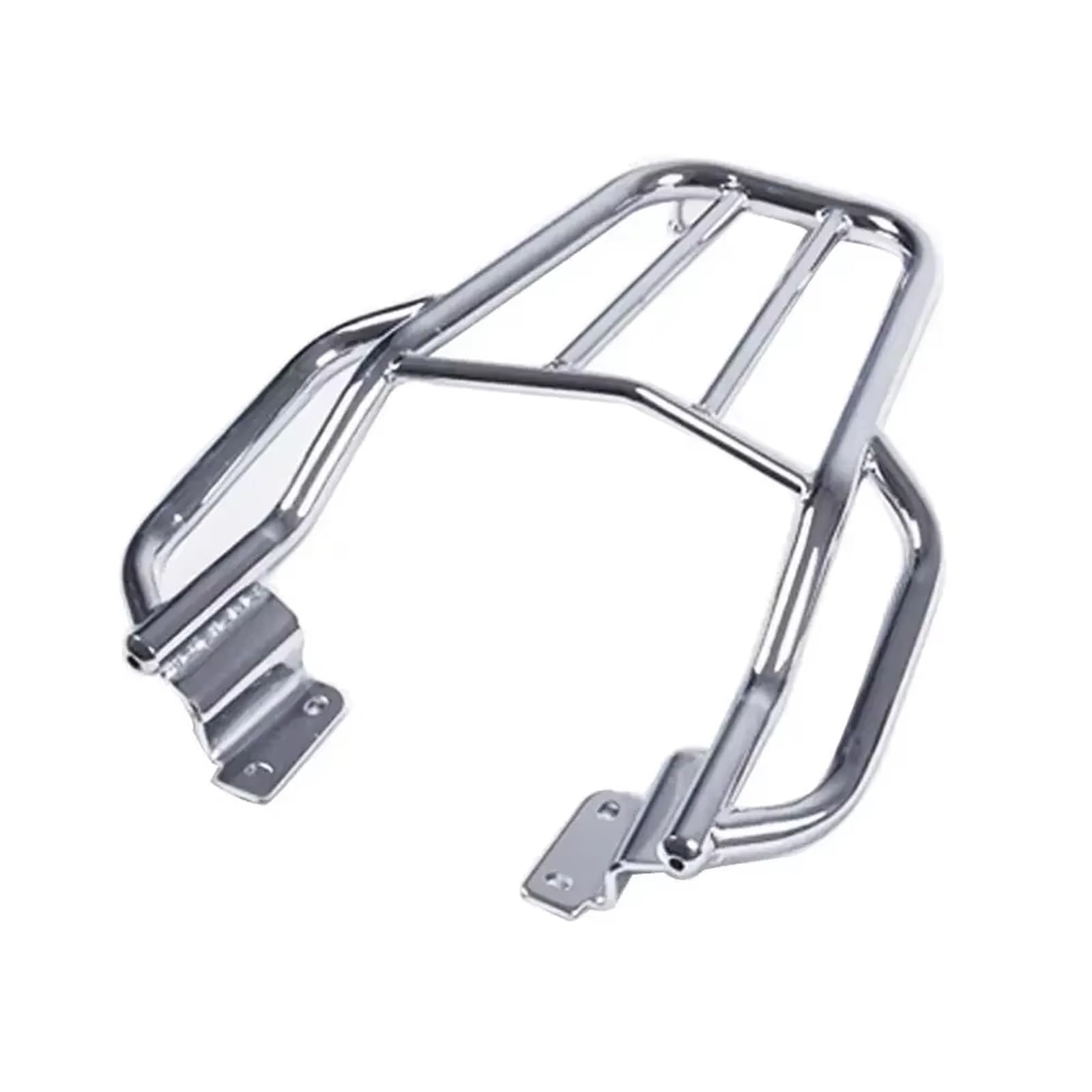 Gepäckauflage Für Für Fazer Für YS125 Für YS150 Für YS250 Für YBR125 Motorrad Hinten Gepäck Rack Träger Gepäckregal(Silver) von HAMFISTB