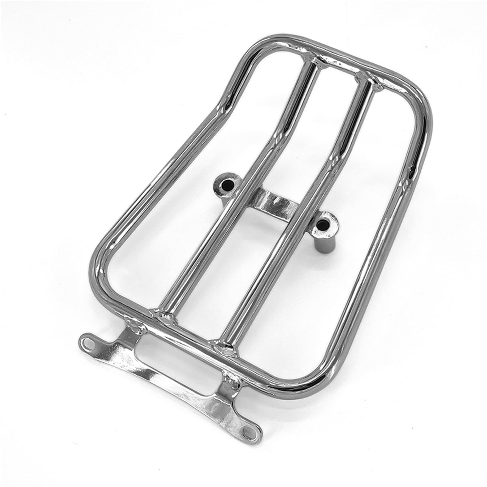 Gepäckauflage Für Lambretta Für G350 Für G 350 Alle Jahre Motorrad Tailrack Fracht Halterung Zubehör Gepäckregal(Chrome) von HAMFISTB