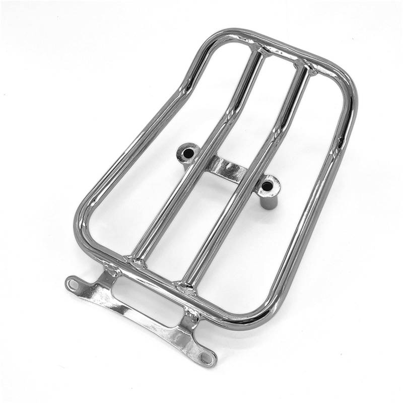 Gepäckauflage Für Lambretta Für G350 Für G 350 Alle Jahre Motorrad Tailrack Fracht Halterung Zubehör Gepäckregal(Chrome) von HAMFISTB