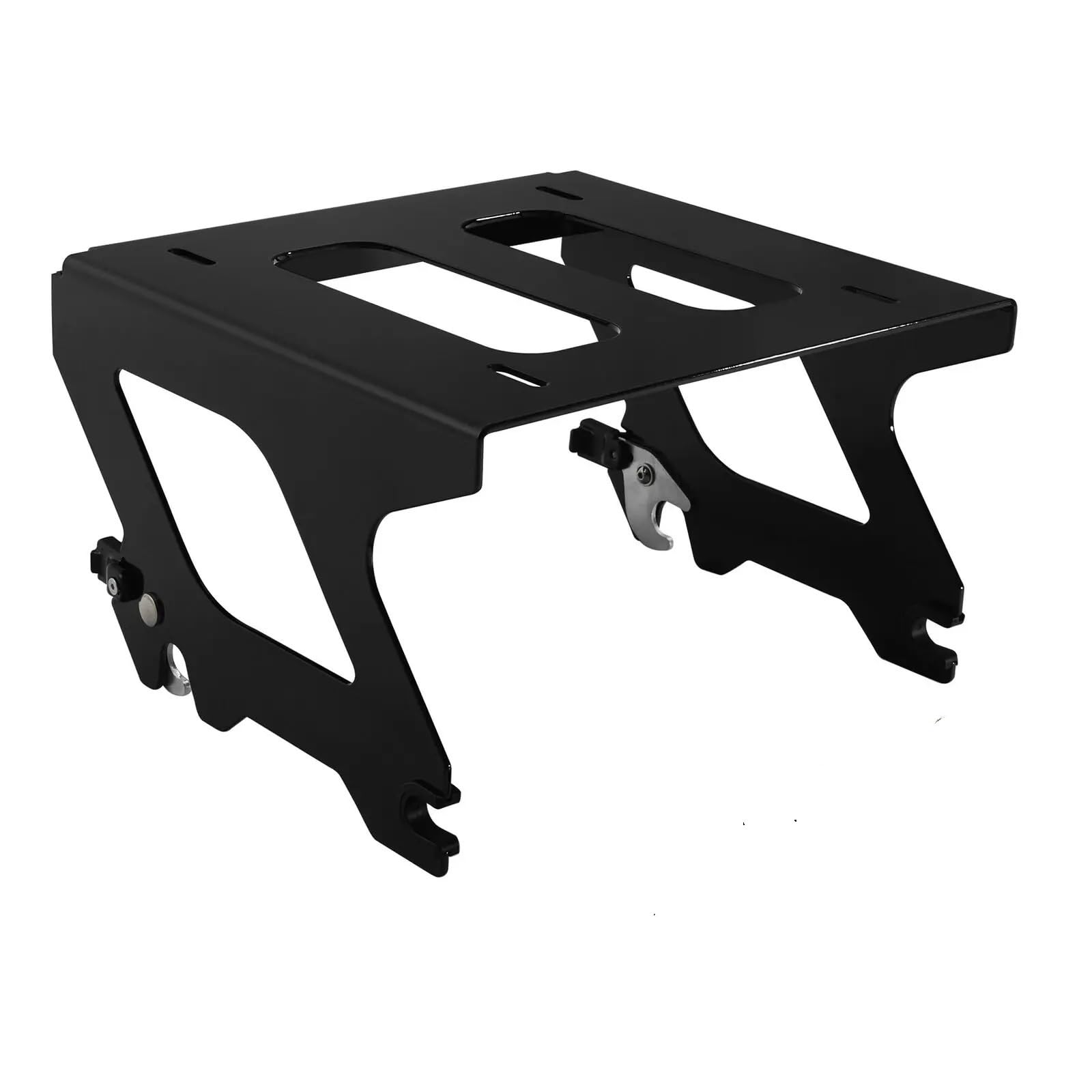 Gepäckauflage Für Low Rider Für ST FXLRST 2022 2023 2024 Motorrad Solo Gepäck Montieren Verlängerung Rack Gepäckregal(Black) von HAMFISTB