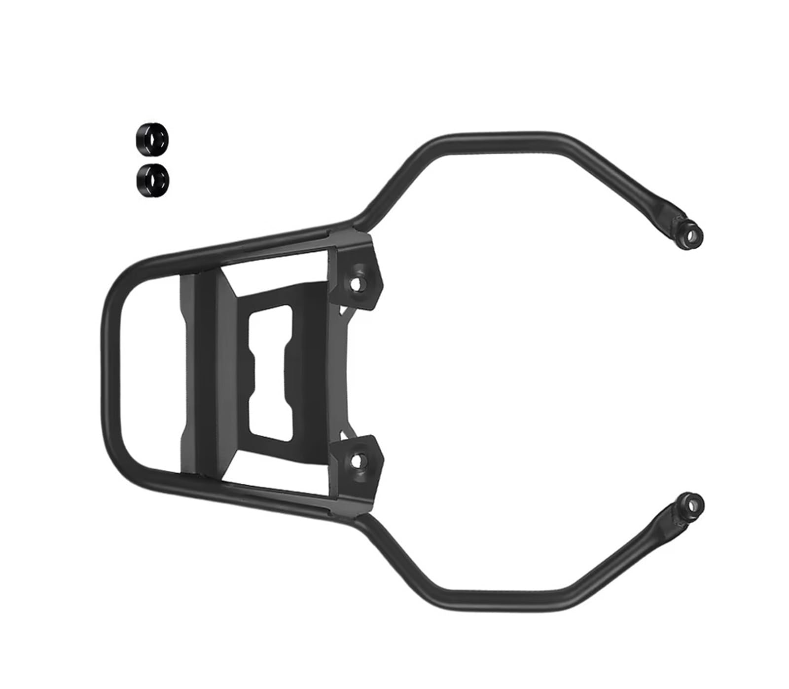 Gepäckauflage Für R1250GS Für R1200GS LC Abenteuer 2013-2023 Motorrad Hinten Schwanz Box Halterung Stamm Unterstützung Halterung Gepäckregal(Black Top Racks) von HAMFISTB