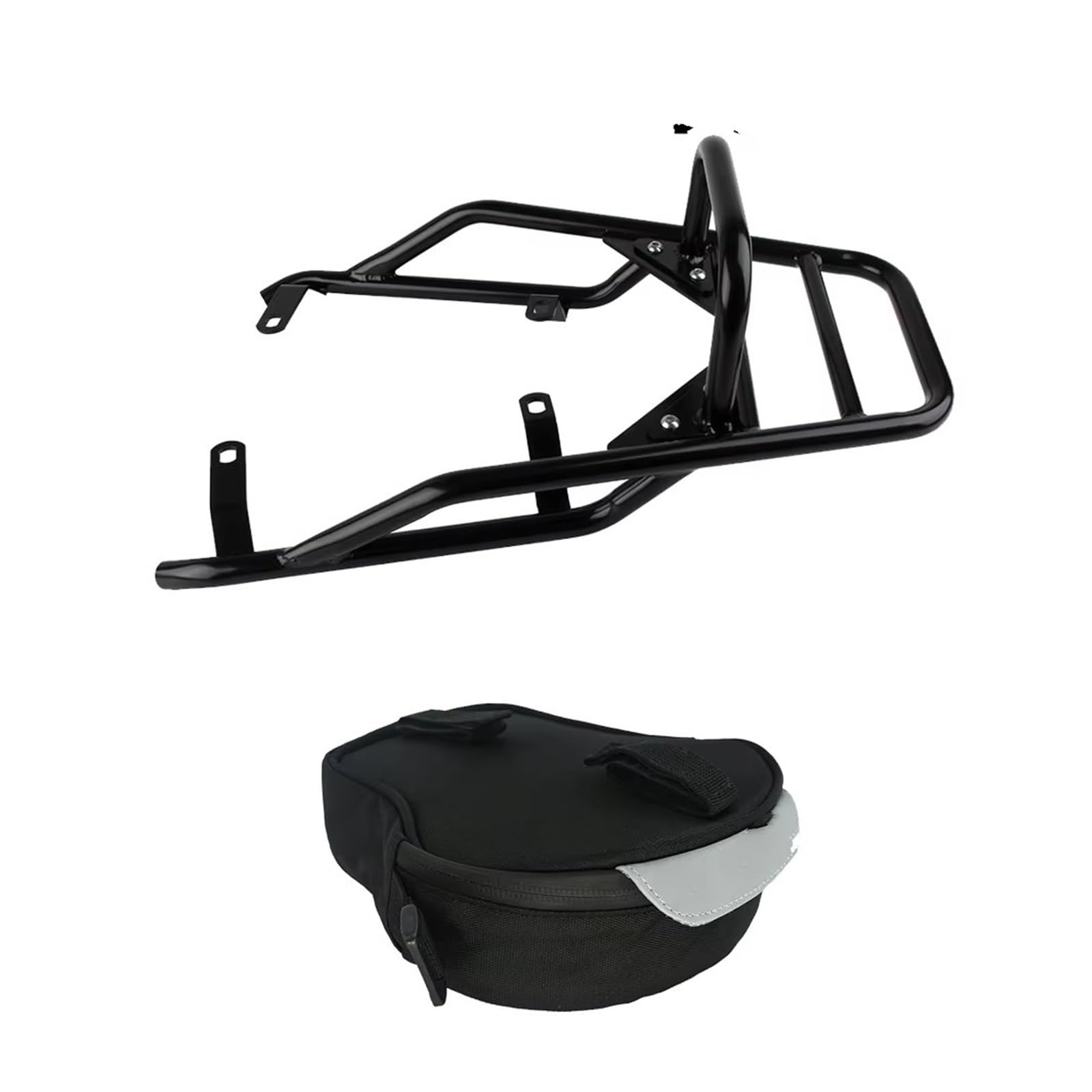 Gepäckauflage Für RNINET Scrambler Für R Nine T Für R9T Für 9 T/Racer Motorrad Hinten Sitz Gepäck Rack Gepäckregal(Rack and Bag) von HAMFISTB