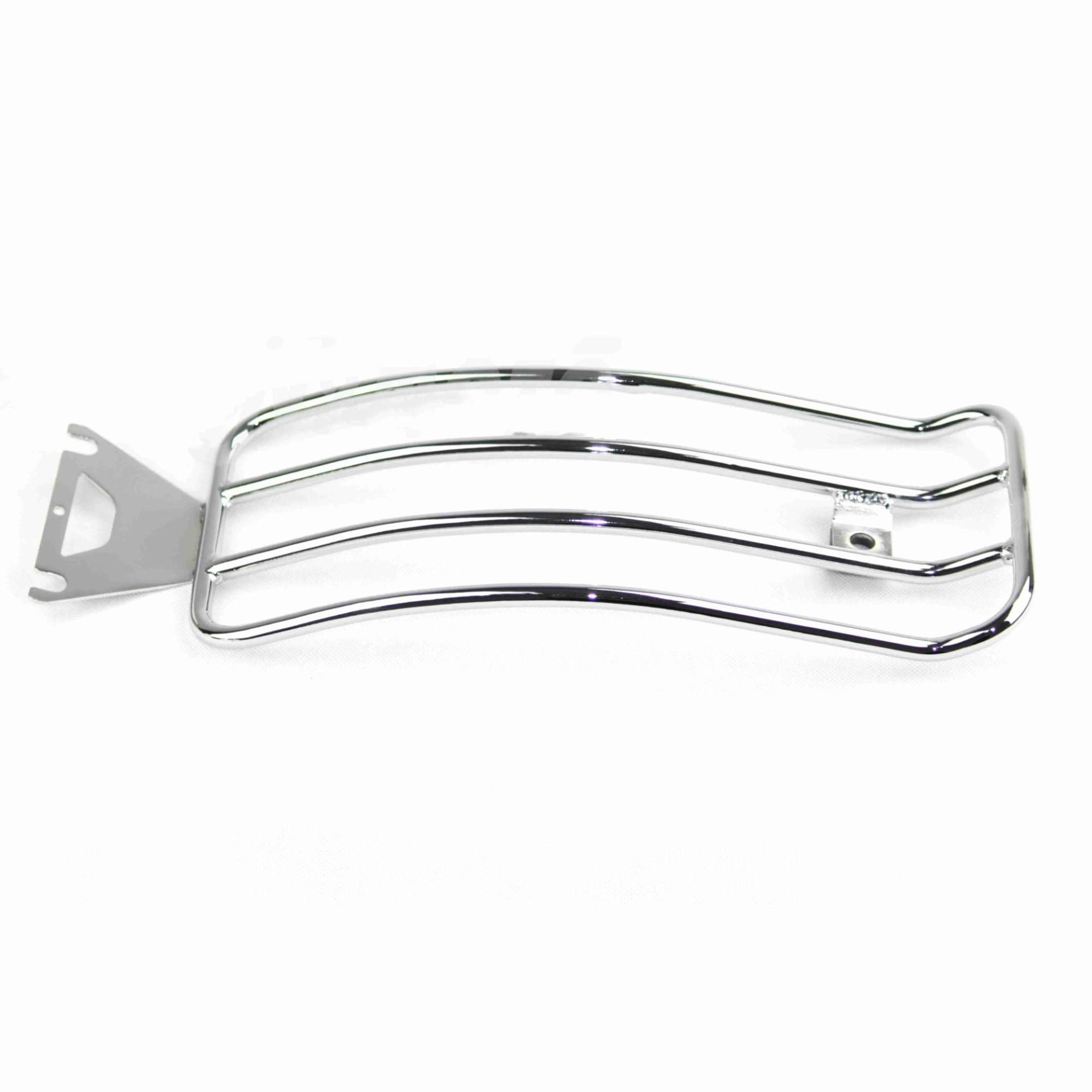 Gepäckauflage Für Touring Für Road King Für Electra Für Street Glide Für Classic Für CVO Für FLHT Für FLHR Für FLHX Für FLT 1998-2004 Gepäckregal(Silver) von HAMFISTB