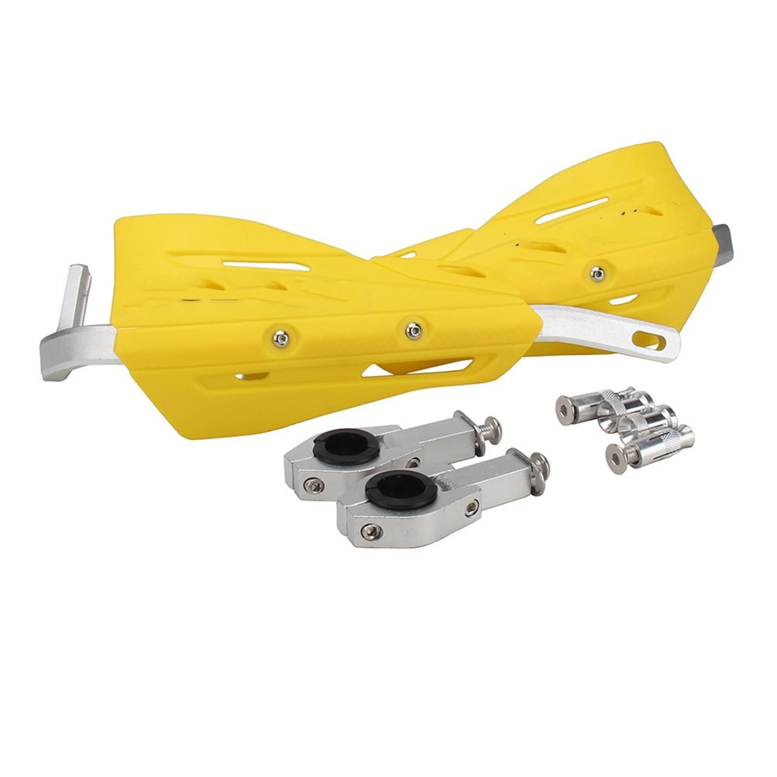 Handschützer Dirt Bike Motorrad Bremskupplungshebel Handschutzschutz Für 28mm 22mm Lenker Handprotektoren(Yellow 2) von HAMFISTB