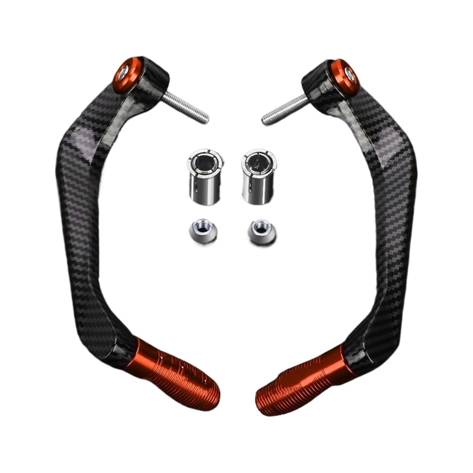 Handschützer Für Aprilia Für RS4 Für RS125 Für RS50 Für RS 125 50 1999-2022 2024 Motorrad Handschutz 22mm Lenker Griffe Schutzfolie Handprotektoren(Orange) von HAMFISTB