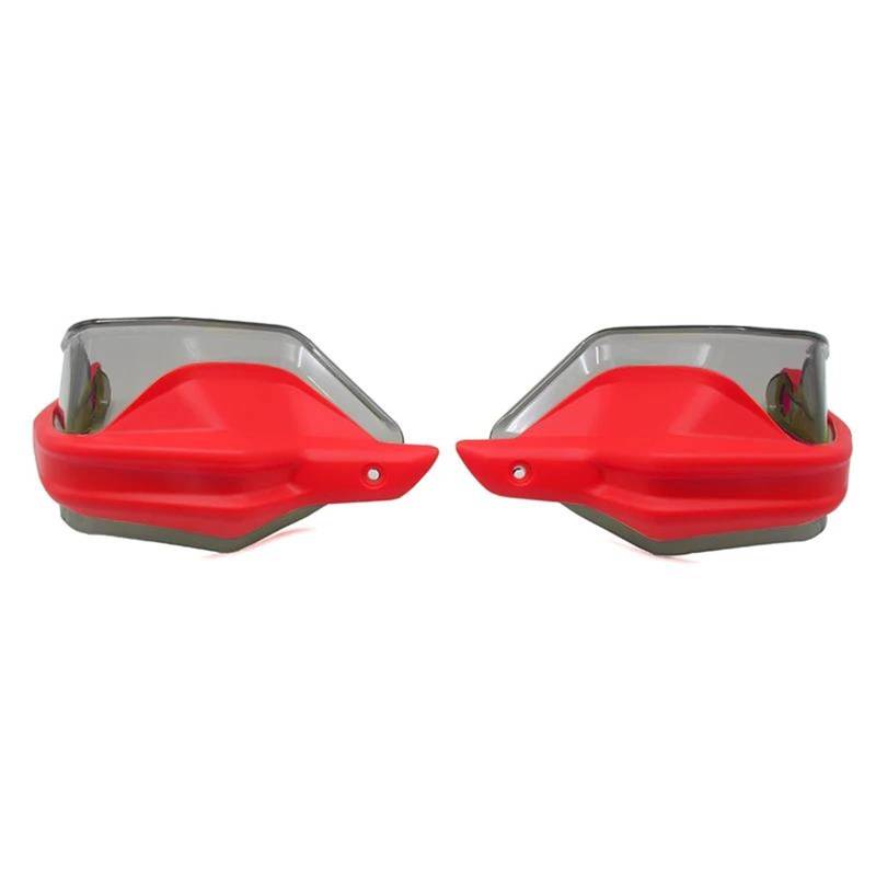 Handschützer Für C400GT Für C400 GT Für C 400GT Motorrad Griff Schutz Lenker Handprotektoren Windschutzscheibe Handprotektoren(Red Smoke-1Set) von HAMFISTB