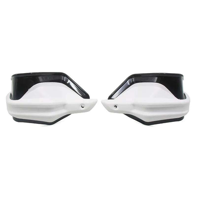 Handschützer Für C400GT Für C400 GT Für C 400GT Motorrad Griff Schutz Lenker Handprotektoren Windschutzscheibe Handprotektoren(White Black-1Set) von HAMFISTB