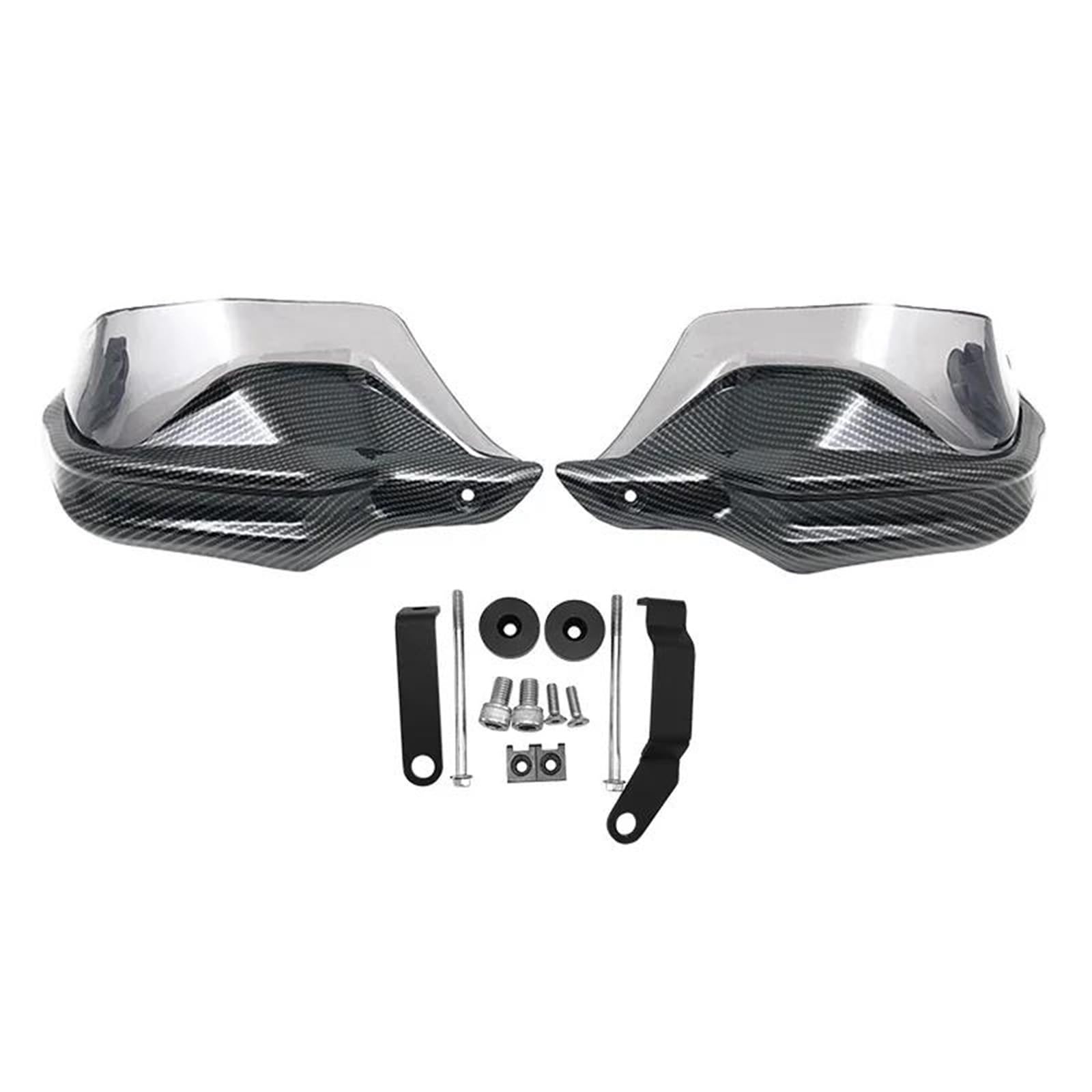 Handschützer Für CFMOTO Für 400GT Für 650GT Für 650 GT Für 400 GT Motorradlenker Handschützer Windschutz Handprotektoren(Carbon Grey Set) von HAMFISTB