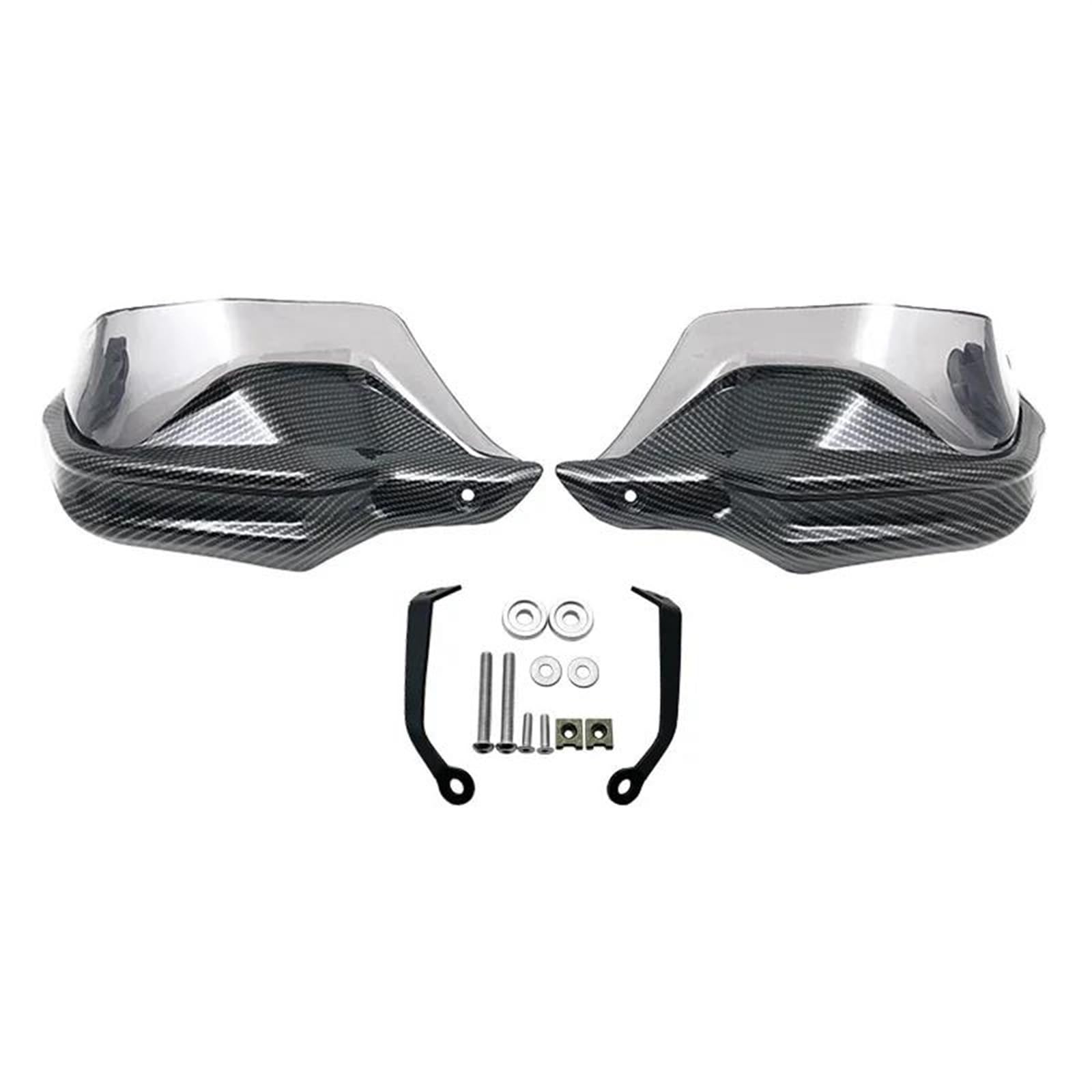 Handschützer Für CFMOTO Für 400GT Für 650GT Für 800MT Für 650MT Für 400MT Motorradlenker Handschützer Windschutz Handprotektoren(Carbon Grey Set) von HAMFISTB