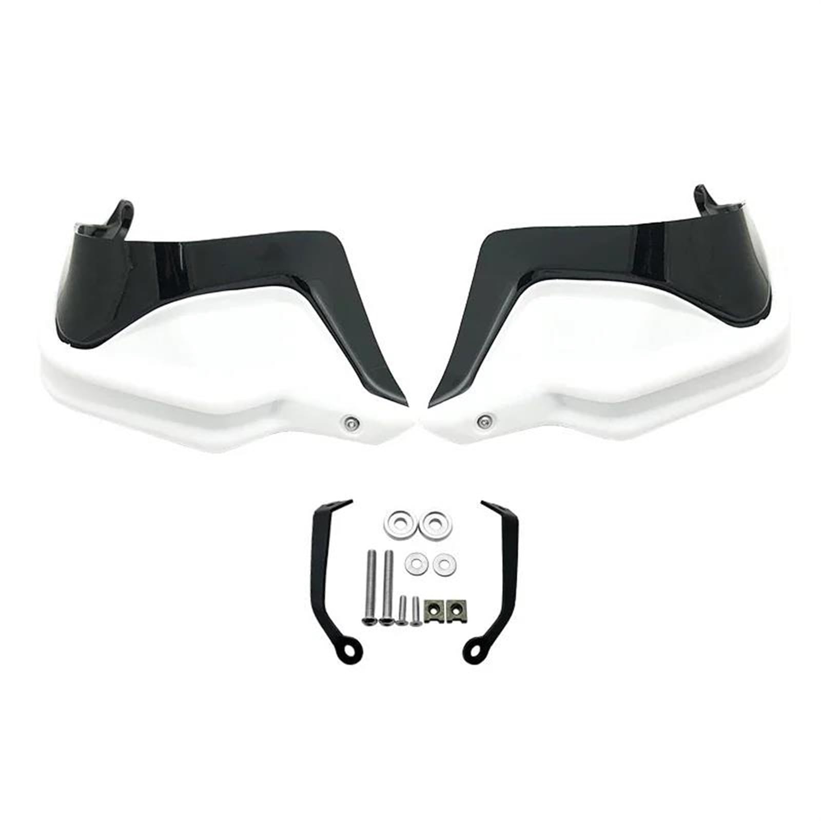 Handschützer Für CFMOTO Für 400GT Für 650GT Für 800MT Für 650MT Für 400MT Motorradlenker Handschützer Windschutz Handprotektoren(White Black Set) von HAMFISTB