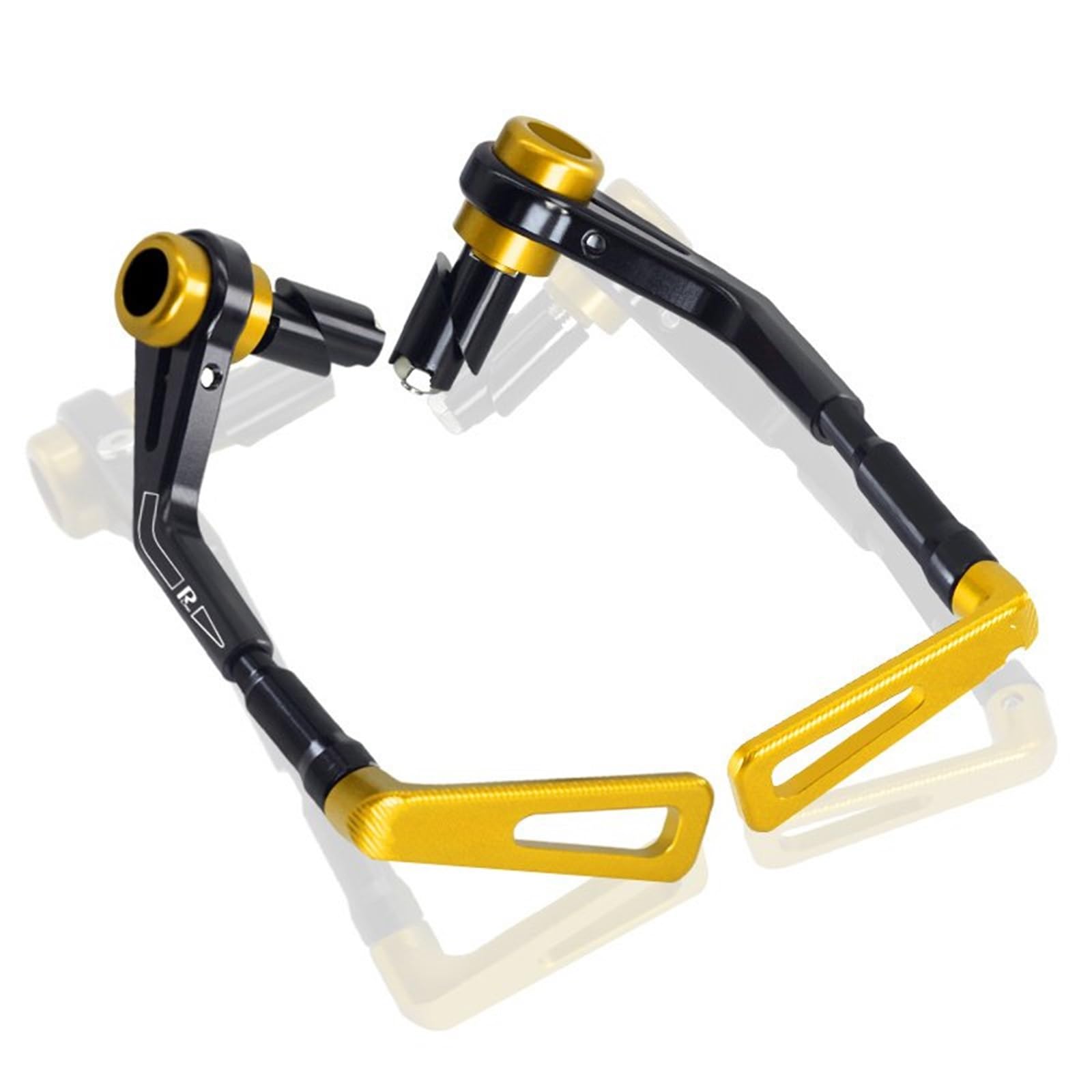 Handschützer Für Für YZF-R6 Für YZF-R7 Für YZF-R15 Für YZF Für R6 Für R7 Für R15 Motorrad Lenker Handschutz Schutz Handprotektoren(Gold) von HAMFISTB