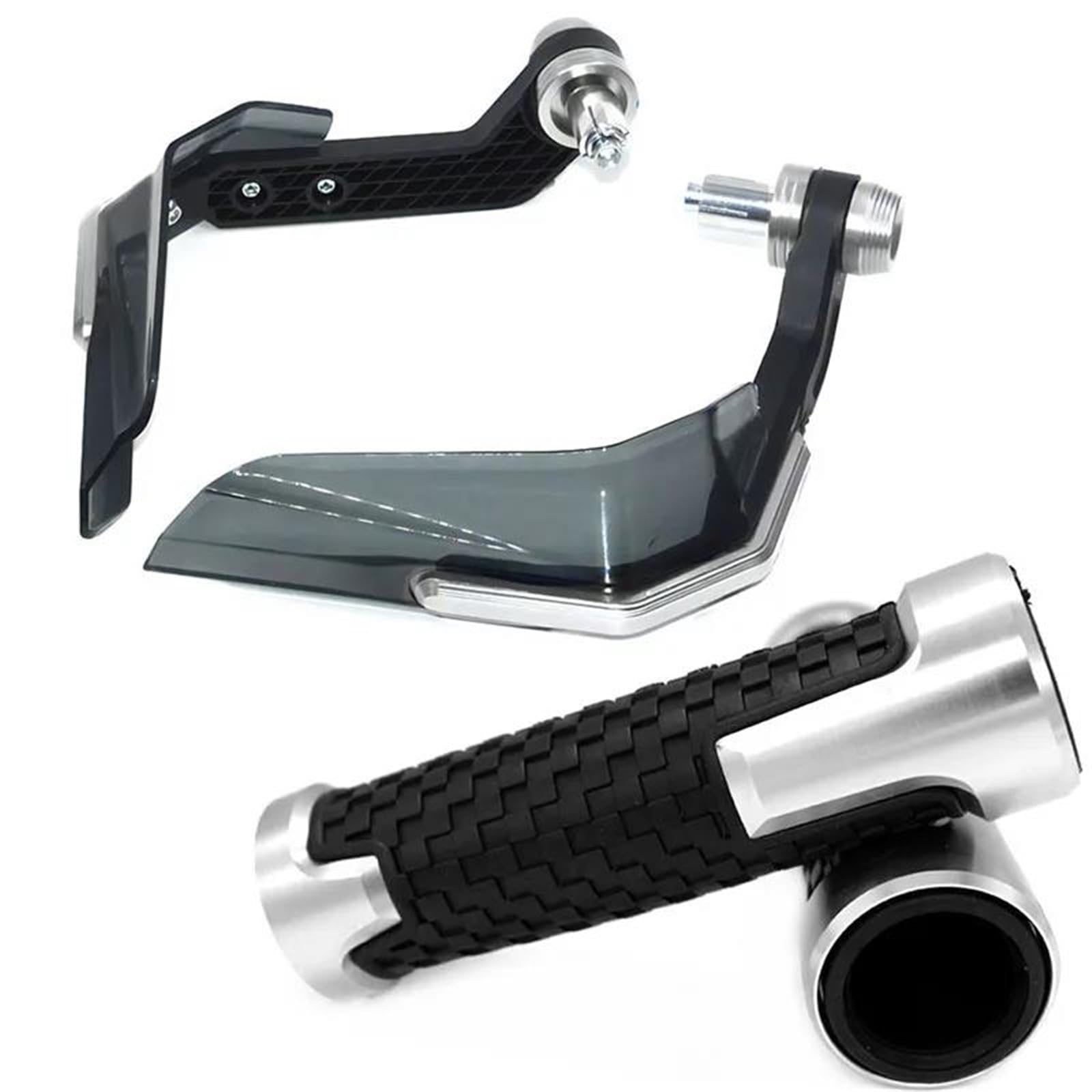 Handschützer Für Piaggio Für MP3 250 300 500 HPE Sport Roller Griff Griffe Griff Schild Schutz Handprotektoren(Silver) von HAMFISTB